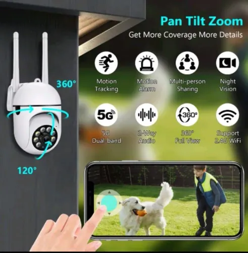 Câmera de segurança via Wi-Fi 