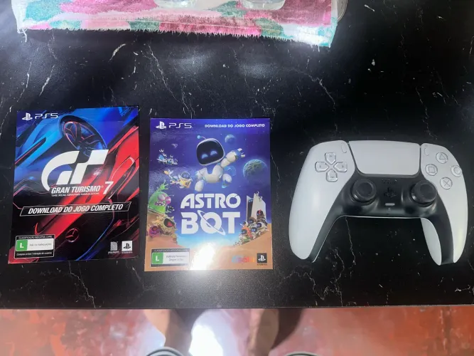 Jogos ps5 e controle