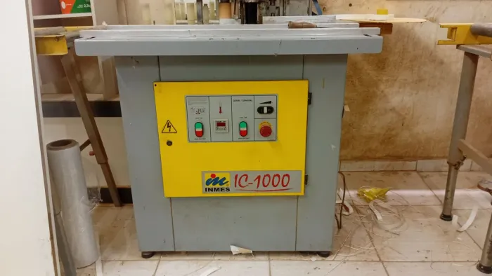 Kit Máquina IC-1000 INMES e Esquadrejadeira Profissional SEG 2900i pra produção industrial