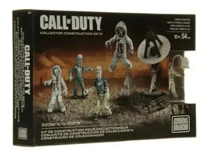 Mega Bloks Zumbis Moon Mob Call Of Duty -54 Peças Colecionador