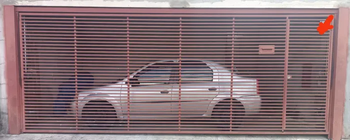 Portão de Aço Reforçado , Galvanizado