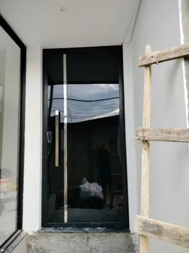 Porta de acm alumínio  Design Moderno