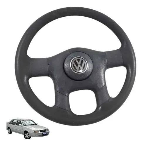 Volante Direção Volkswagen Santana 2000 Preto