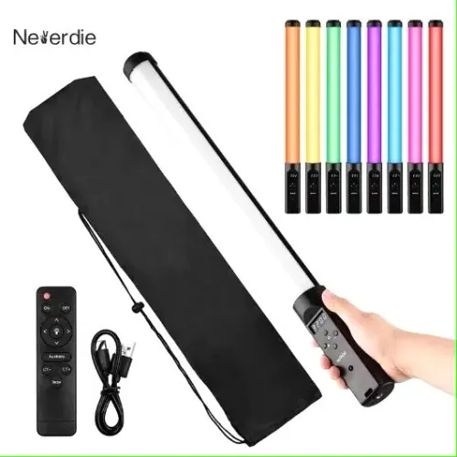 Kit Iluminação LED Profissional para Filmagem e Fotografia