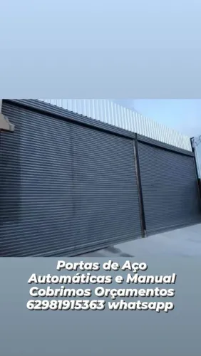 Porta de aço instalação rápida