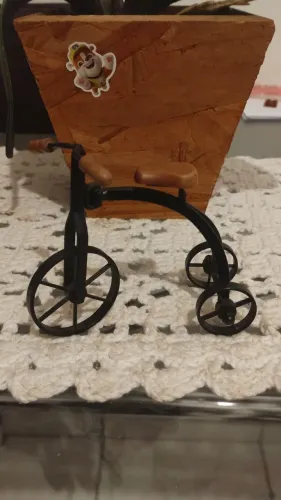 Miniatura Triciclo Vintage Artesanal