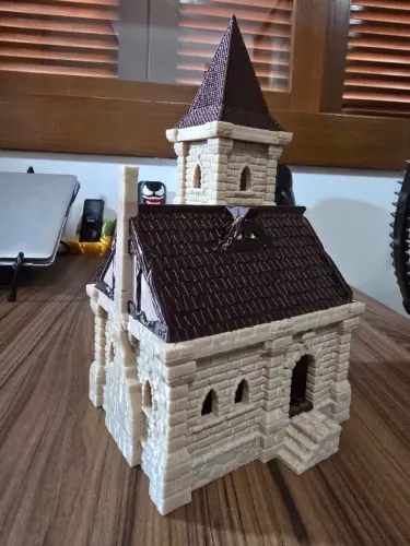casa Medieval torre construção para cenário tile rpg mestre posto avançado modular dnd