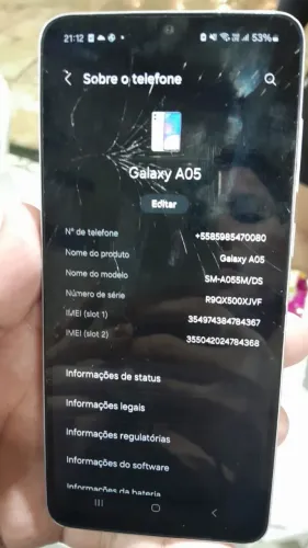TELA DISPLAY SAMSUNG A05