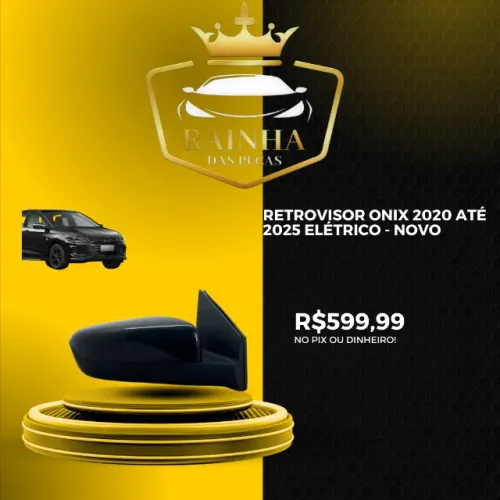 Retrovisor Onix 2020 até 2025 Elétrico - NOVO