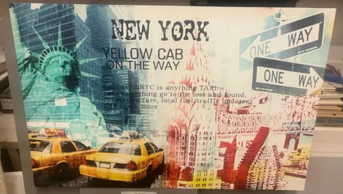 Quadro decorativo NY - 70x45