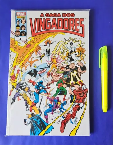 kit 2 Hqs a Saga dos Vingadores Vol. 04-07