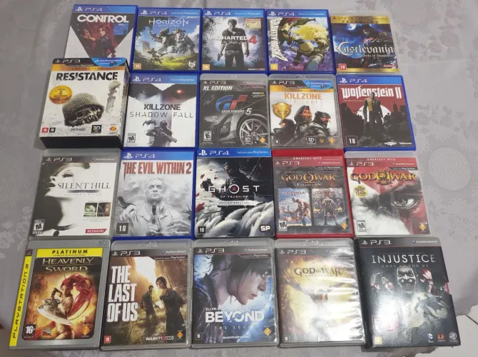 Games de PS4 e PS3 - VALORES NO ANÚNCIO