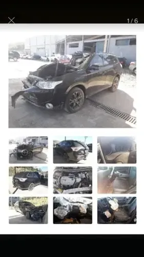 Sucata Para Retirada De Peças Outlander 2.0 2014 Preto Completo