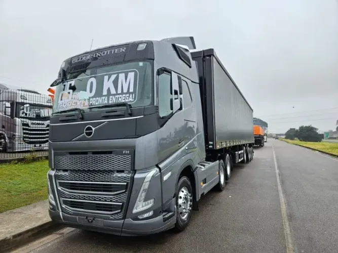 Volvo FH 500 6x2 Globetrotter Ano 25 geladeira Sider Librelato Ano 25 0km 30 plts C/Pneus