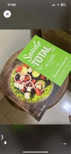 Livro saúde total na cozinha - receitas 