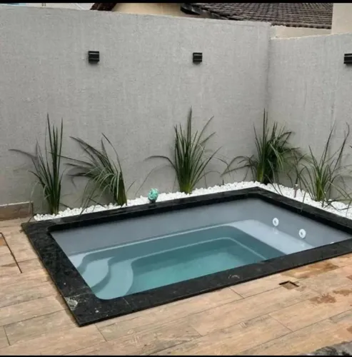 Piscina de fibra completa!!