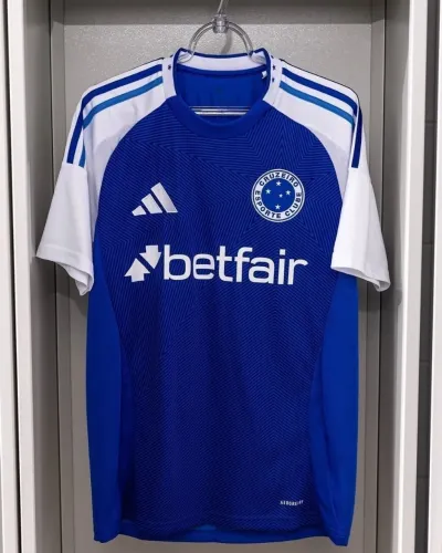 Camisa Cruzeiro 2025 Azul (P ao GG) 6x Sem Juros