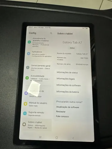 Tablet Samsung Galaxy Tab A7 - usado novinho