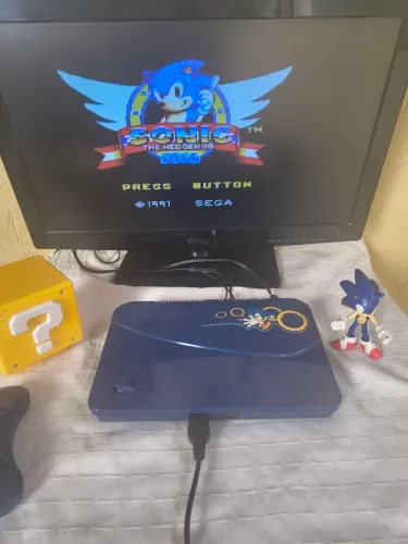 Console Sega Master System Completo- Sonic Edition