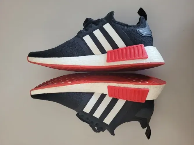 Adidas NMD_R1 Core Black / White / Solar Red Original