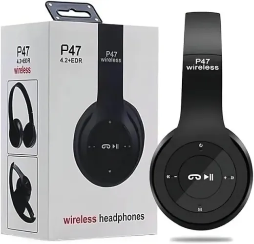 Fone De Ouvido P47 Headphone Sem Fio Bluetooth