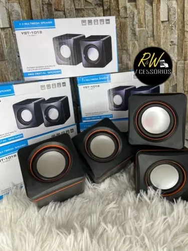 Caixinhas de Som Potente Usb/P2 Para Computador PC, Notebook, tablet, televisão.