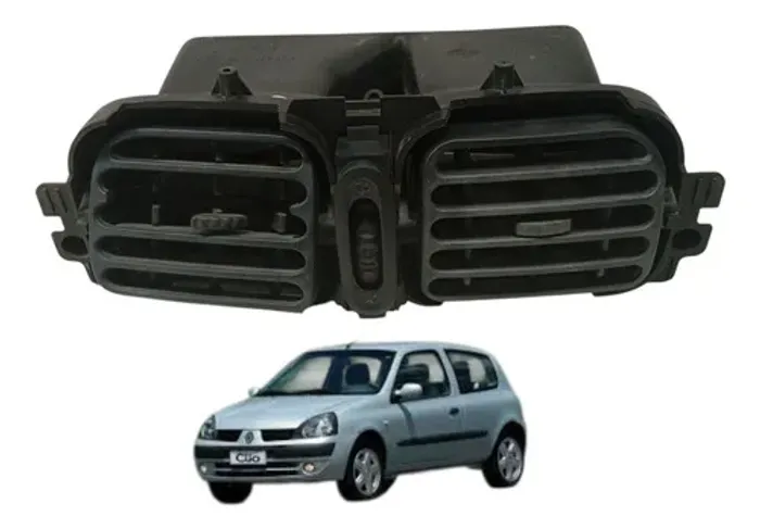 Difusor Ar Painel Central Renault Clio 2005 2006 Detalhe