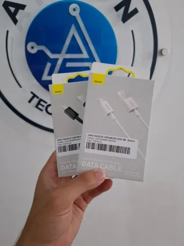 Cabo Baseus Reforçado Micro-Usb 2 Metros C/ Garantia de 6 meses