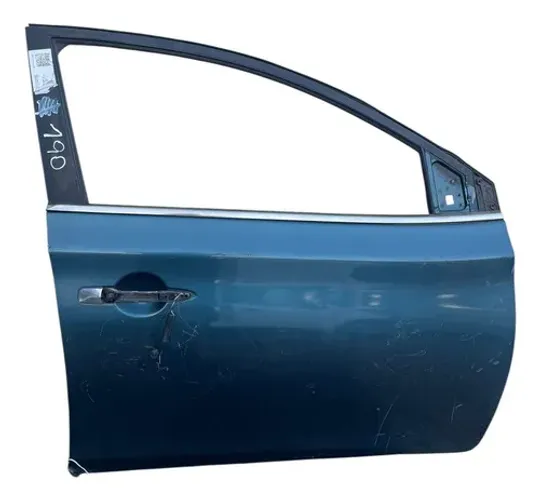 Porta Nissan Sentra 2014/18 Dianteira Direita Azul Avariada
