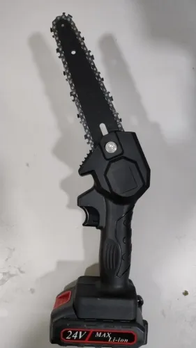 Vendo Mini Motosserra Elétrica Portátil 6 Polegadas com Bateria - Leve, Potente e Sem Fio