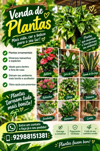 Vende-se plantas