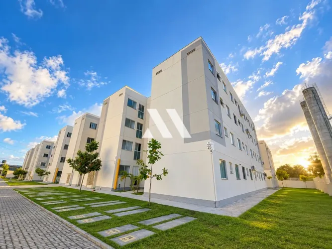 Apartamento com 2 quartos em Parnamirim