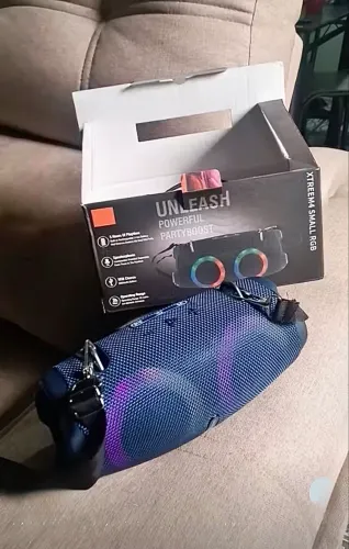 Caixa de som Bluetooth tws luz rgb Xtreme 4 resistente à água