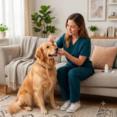 Administração de Medicações a Domicílio de Cães e Gatos