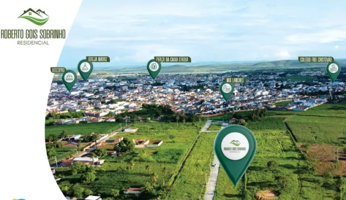 Terreno com 230m² - LOT ROBERTO GOIS SOBRINHO - BAIRRO LIBORIOS