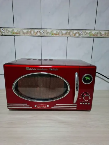 Micro-ondas Philco Retro 26L 127V Semi-novo com Garantia
