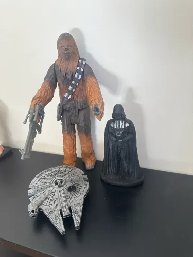 Kit com 3 peças de Guerra nas estrelas