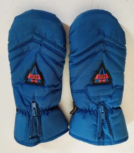 Luvas de esqui azuis