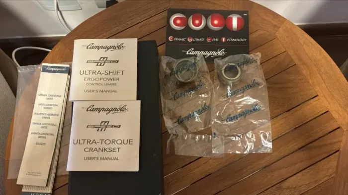 Copos de Movimento Central Campagnolo ITA36x24 Par Novo