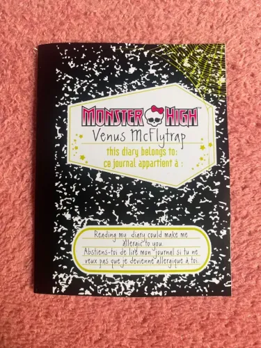Diário original Venus McFlytrap Creeproduction 2026 Monster High
