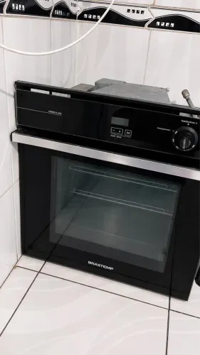 Forno de embutir a gás brastemp