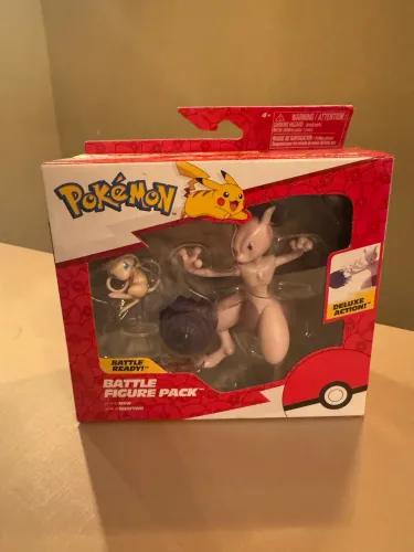 Pokémon original mewtwo e mew articulados lacrado novo