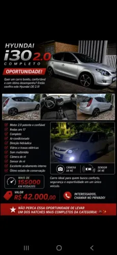 Hyundai I30 2.0 16V 145cv 5P Aut. 2012