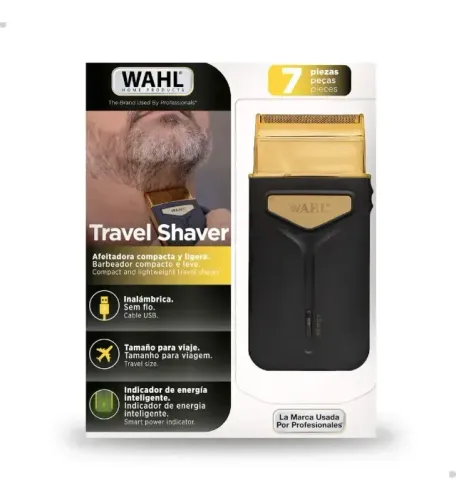 Wahl Máquina de Barbear Acabamento e Finalização Wahl Travel Shaver