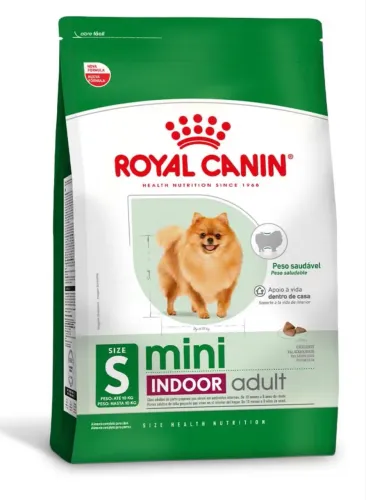 Ração Royal Canin Mini Indoor Cães Adultos 2,5Kg Royal Canin Adulto
