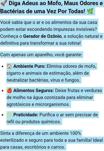 Gerador de Ozônio