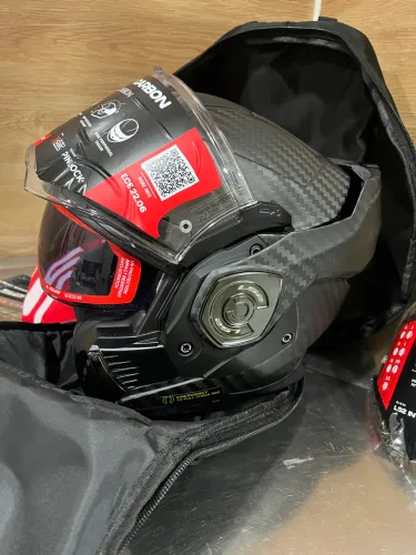 Capacete LS2 advant carbon 59/60 novo