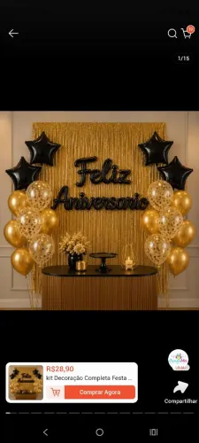 Decoração festa