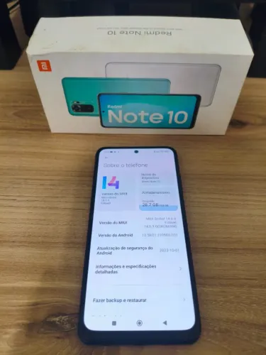 Xiaomi Redmi Note 10 128GB 6GB RAM - Tela Impecável, Completo na Caixa