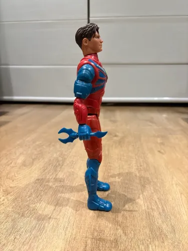 Boneco maxsteel vermelho